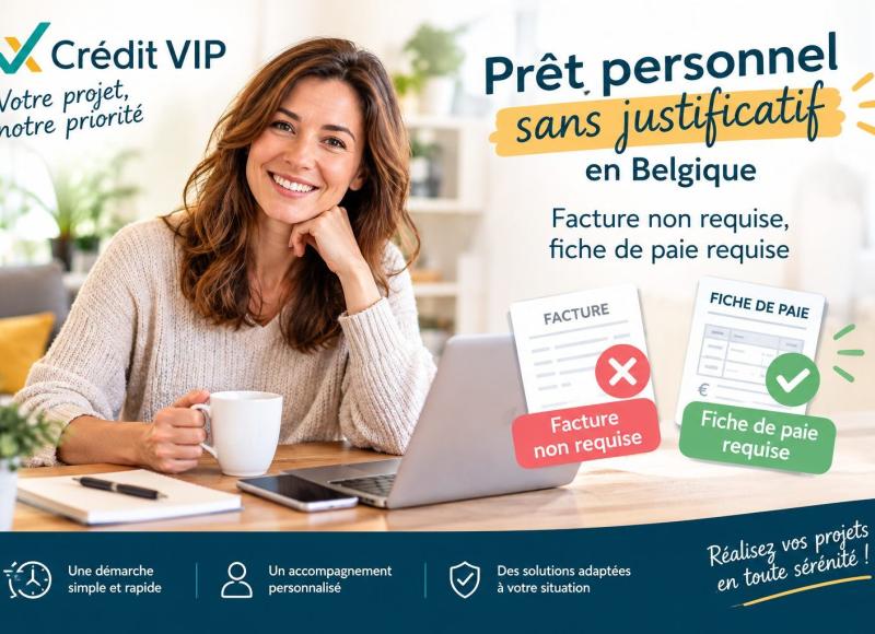 Prêt personnel sans justificatif en Belgique : vrai ou faux ?