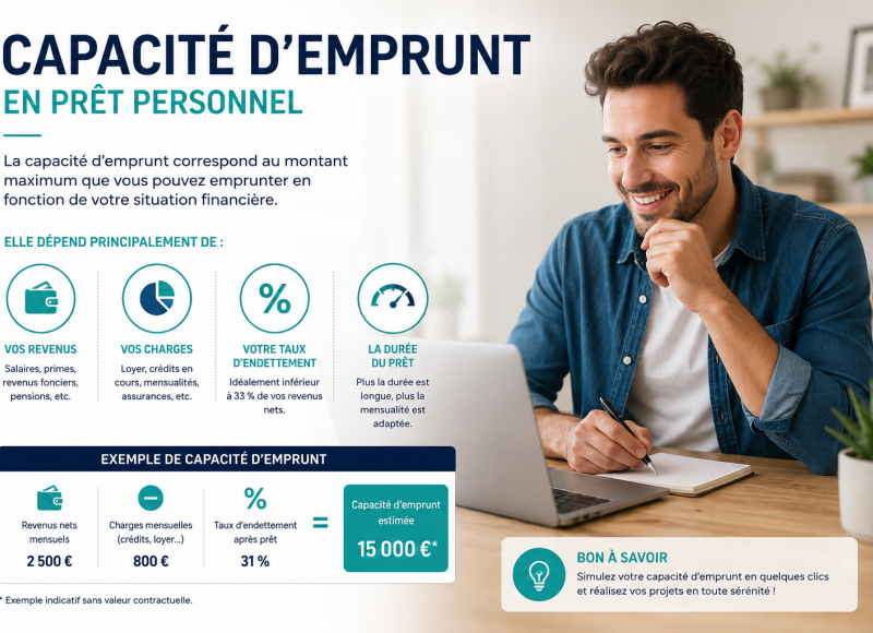 Crédit personnel : quel montant pouvez-vous réellement obtenir ?