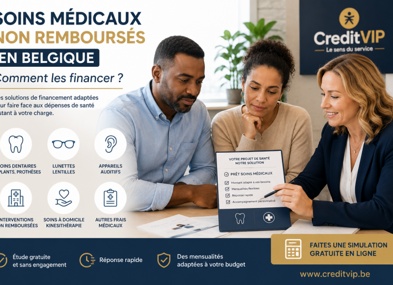 Soins médicaux non remboursés : comment les financer en Belgique ?