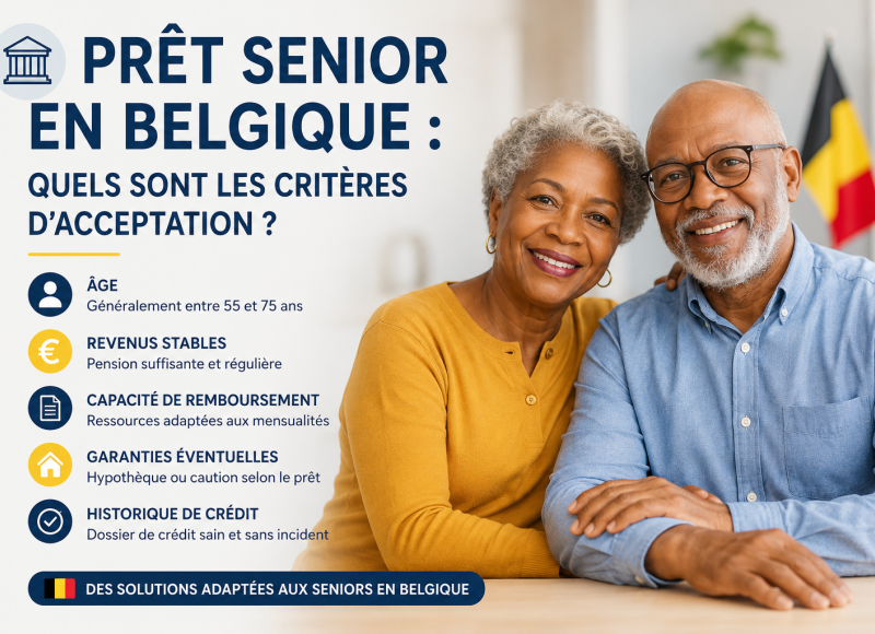 Quels sont les critères pour obtenir un prêt senior en Belgique ?