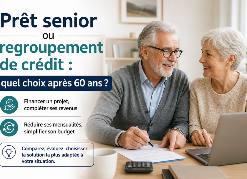 Prêt senior ou regroupement de crédits : quelle solution choisir après 60 ans ?