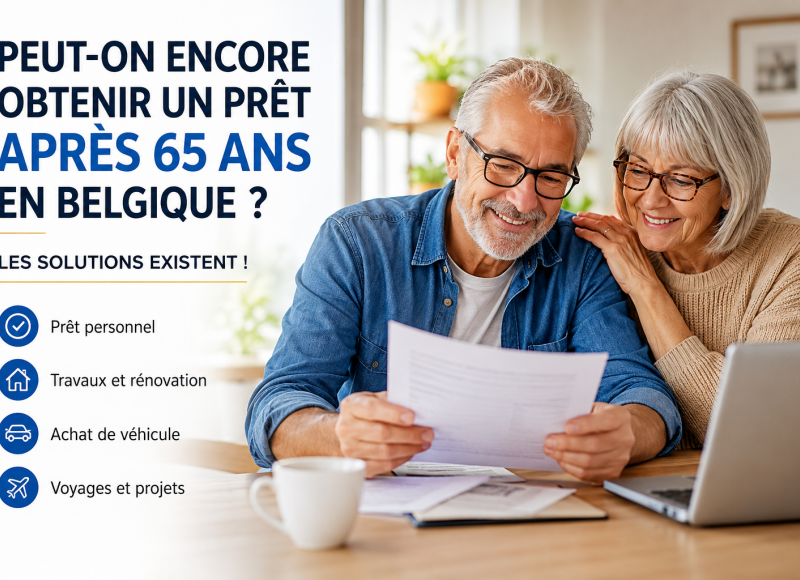 Peut-on encore obtenir un prêt après 65 ans en Belgique ?