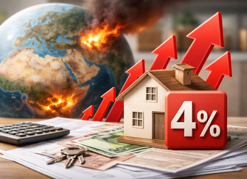 Pourquoi les taux hypothécaires remontent avec la guerre au Moyen-Orient (et ce que ça change concrètement pour vous)